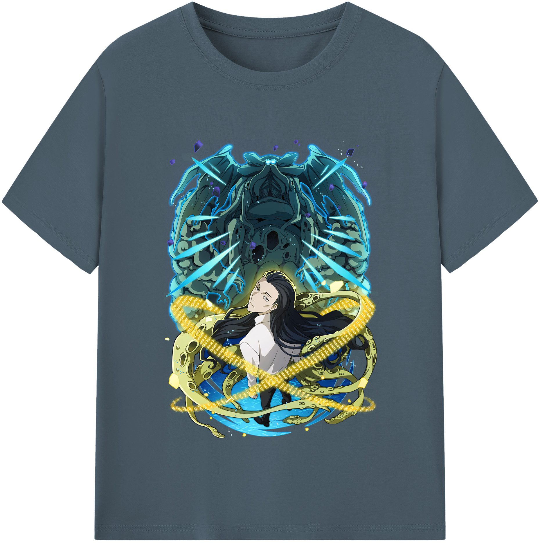 （画像用） 文豪ストレイドッグス Bungo Stray Dogs 綿100％半袖Tシャツ（フロントプリント）